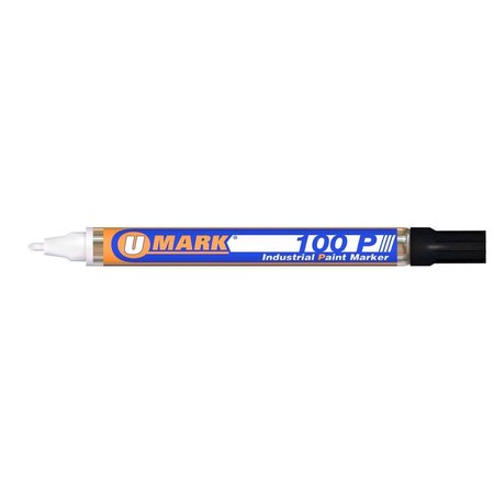 U-MARK U-Mark UMARK10201FL 100P Fine Line Paint Marker; Black UMARK10201FL